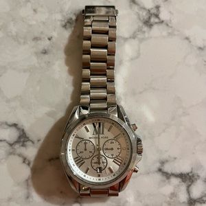 Stunning Silver Michael Kors Mens Watch